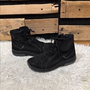 WOLKY Women's AMBIENT WR Lace-Up Side-Zip Ankle Boot, Cactus Nubuck,
Size EU 39‎